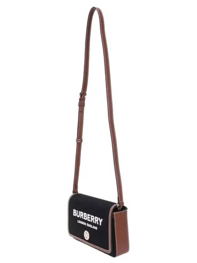 Burberry Cotton Technical Leather Cross Bag