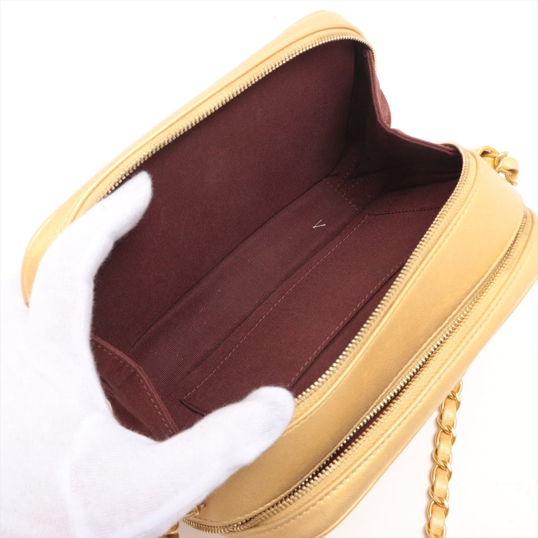 Top Quality Chanel Coco Charm Chain Shoulder Bag Gold Gold  20th