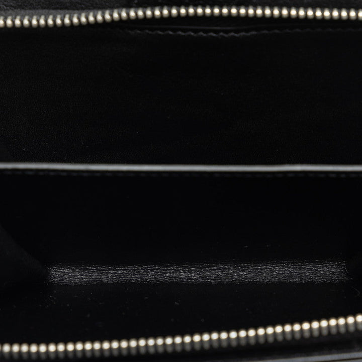 Top Quality Chanel Double Folded Wallet Caviar Skin Black Lady Frog