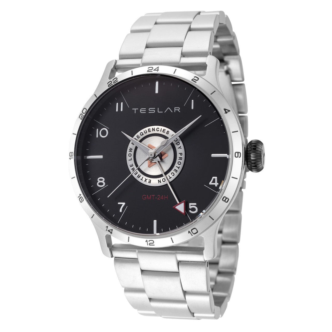 Teslar Men's Re-Balance T-7 44mm Quartz GMT Watch