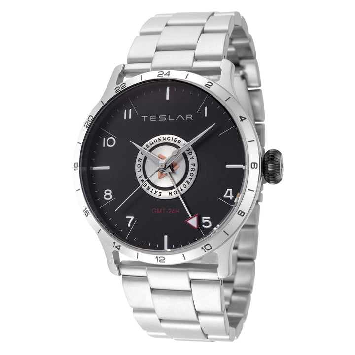 Teslar Men's Re-Balance T-7 44mm Quartz GMT Watch