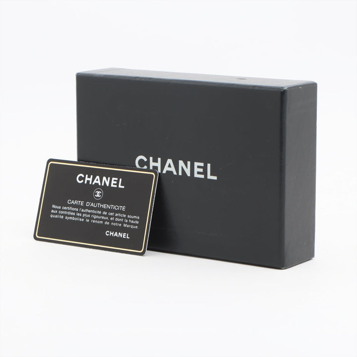 Top Quality Chanel Coco Caviar S Compact Wallet Black Gold  8th