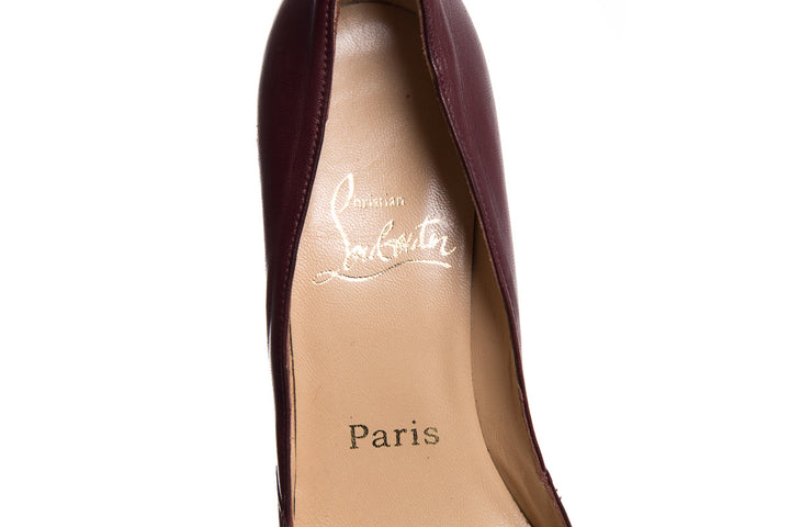 Christian Louboutin Burgundy Pumps SZ 36.5