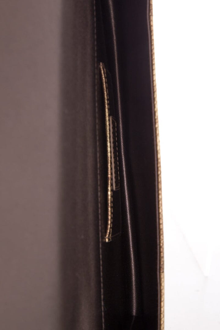 Lady Top quality Dior Gold Lizard Skin Clutch
