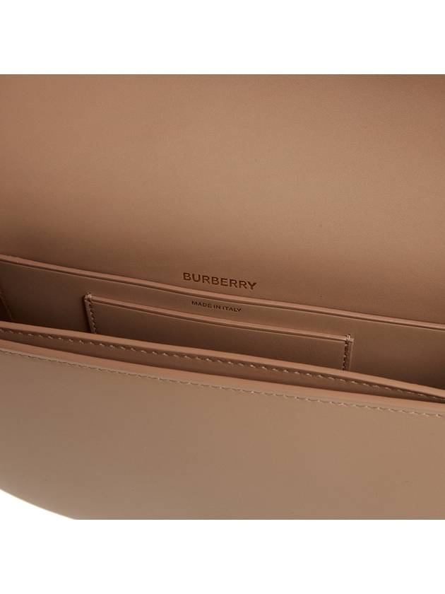 Burberry Olympia Small Leather Shoulder Bag Beige
