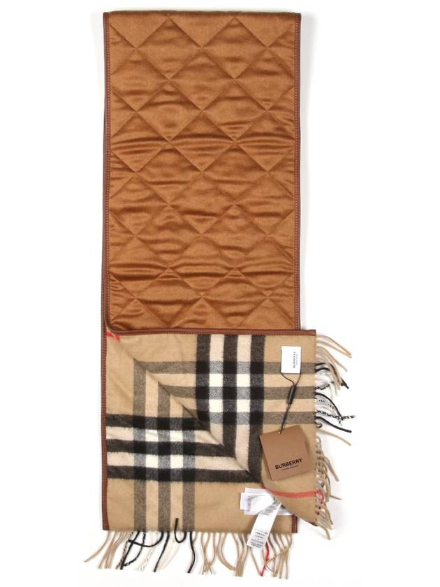 Burberry Padded Check Scarf Beige