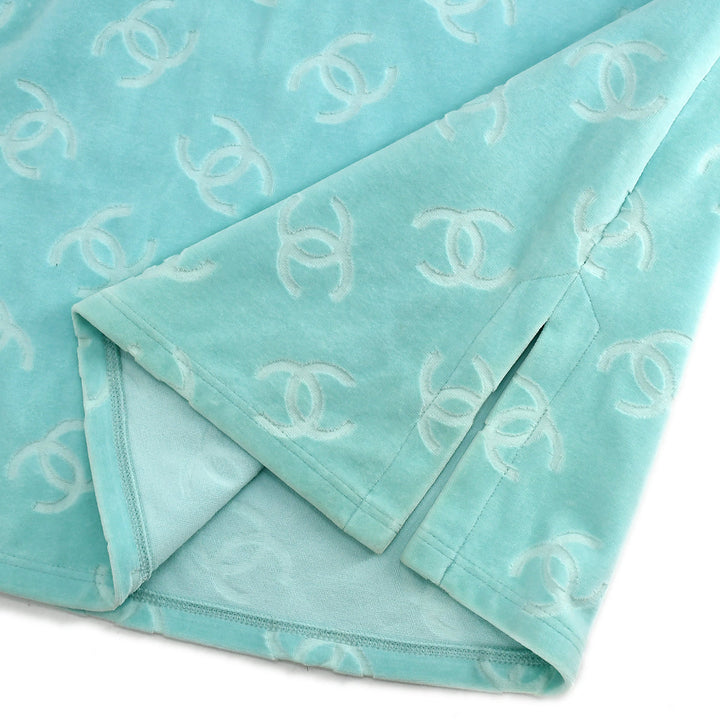 Top Quality Chanel Spring 1996 velvet CC-print dress #40