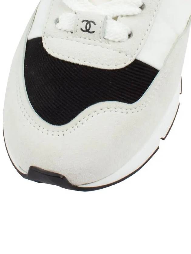 Logo Low Top Sneakers White Chanel