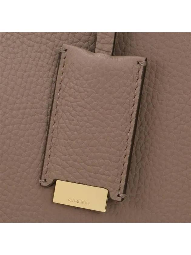 Burberry Mini Frances Tote Bag Light Saddle Brown