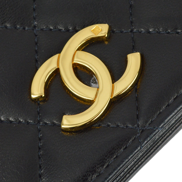 Top Quality Chanel 1997-1999 Lambskin Pushlock Small Full Flap Bag