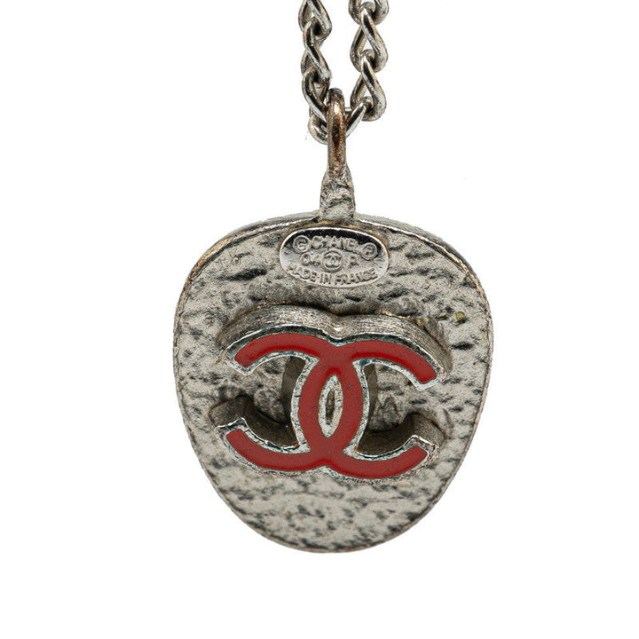 Top Quality Chanel Coco Mark Strawberry Bracelet Silver Red