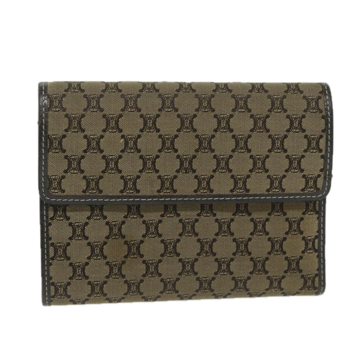 Celine Macadam Canvas Wallet Beige  ai707