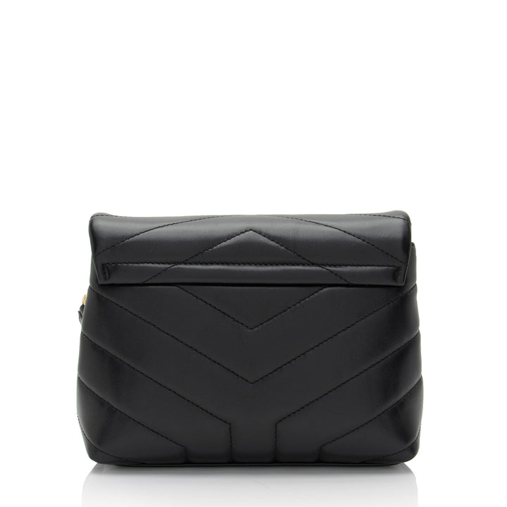 Saint Laurent Matelasse Calfskin Monogram LouLou Toy Crossbody (SHF-yd38W0)