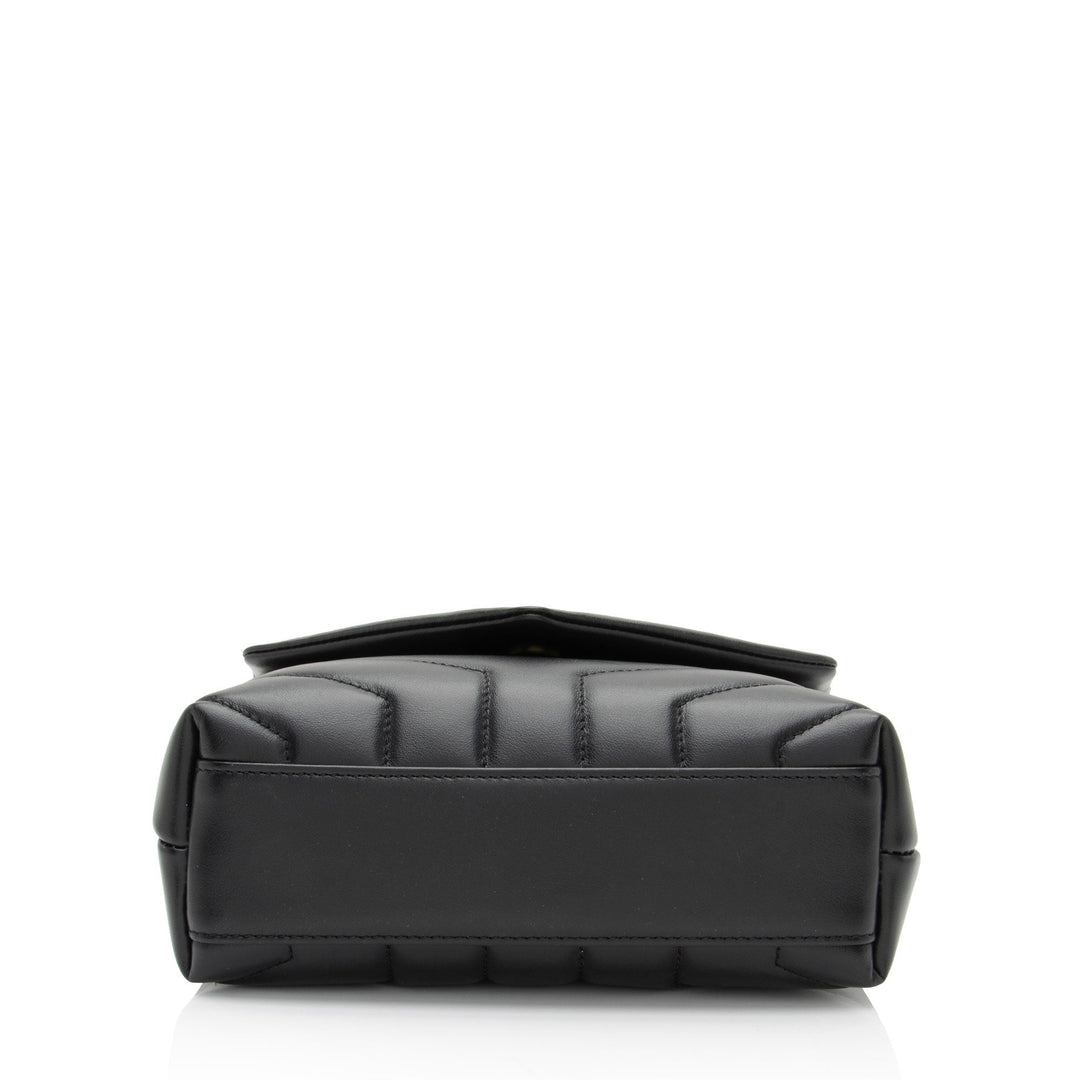 Saint Laurent Matelasse Calfskin Monogram LouLou Toy Crossbody (SHF-yd38W0)