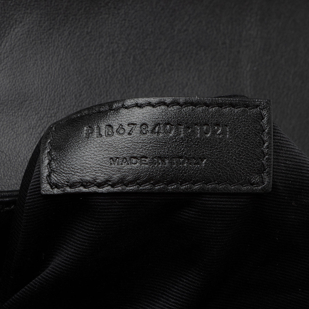 Saint Laurent Matelasse Calfskin Monogram LouLou Toy Crossbody (SHF-yd38W0)