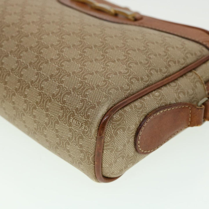 Celine Macadam Canvas Shoulder Bag Beige  am3110