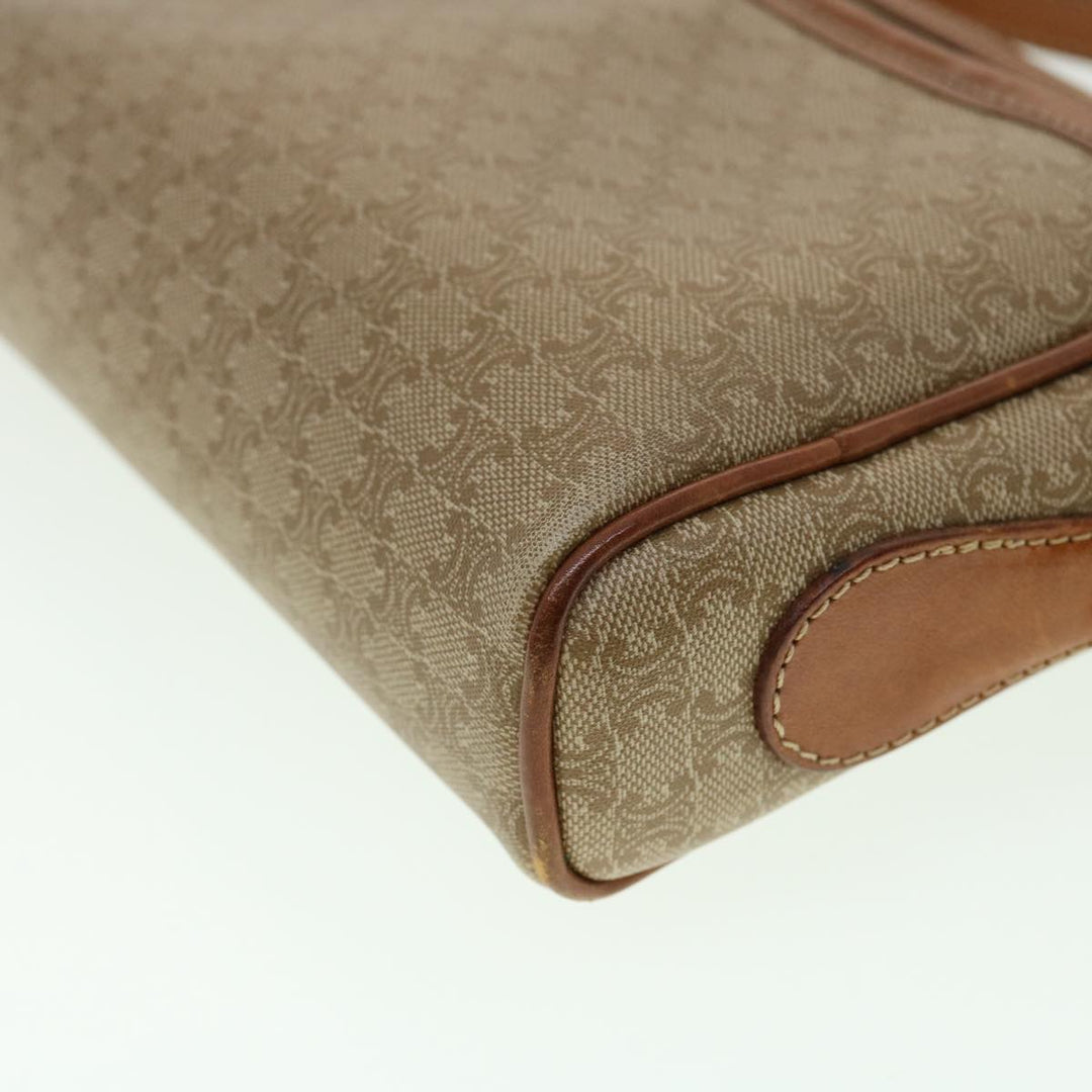 Celine Macadam Canvas Shoulder Bag Beige  am3110