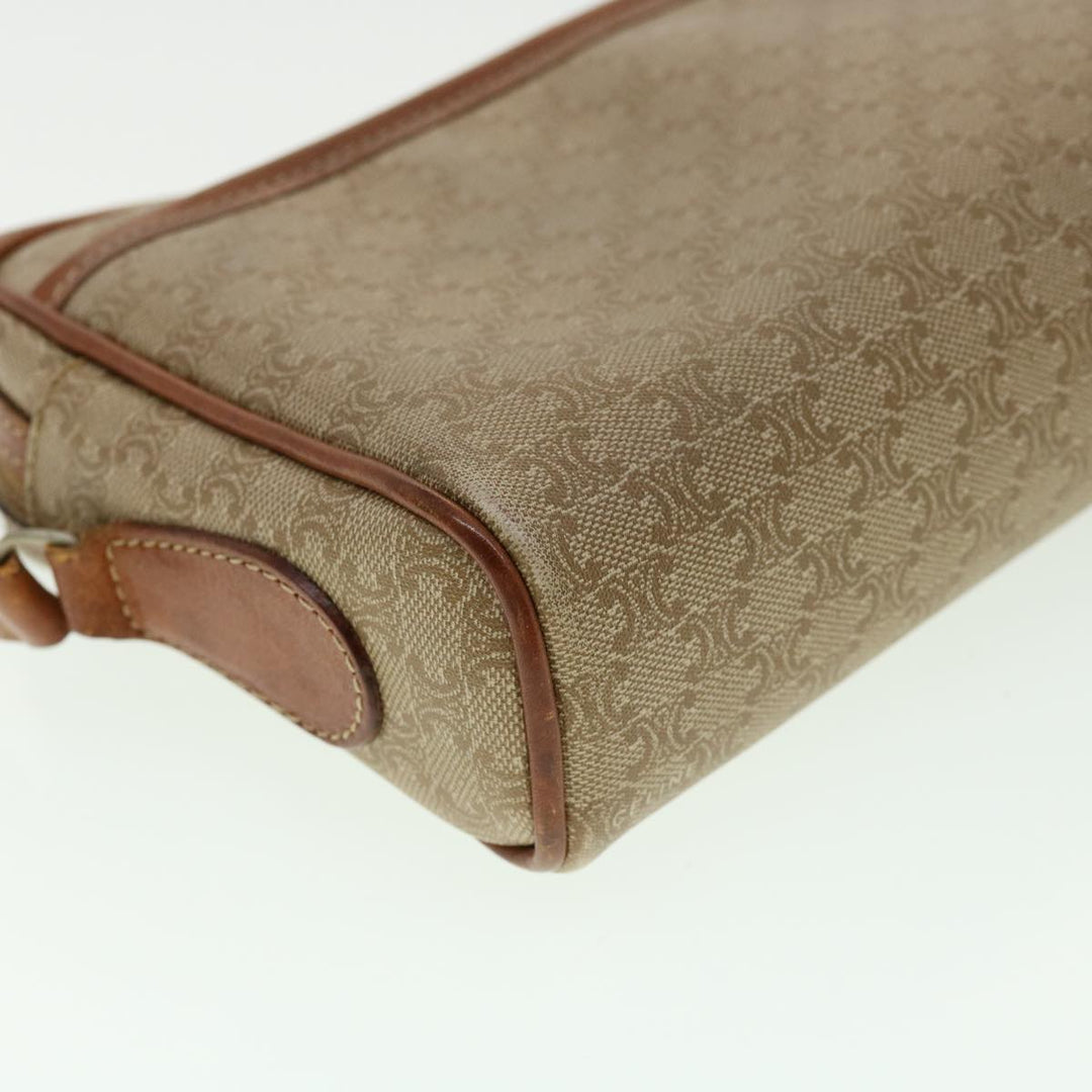 Celine Macadam Canvas Shoulder Bag Beige  am3110