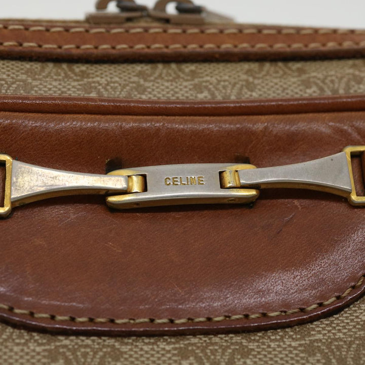 Celine Macadam Canvas Shoulder Bag Beige  am3110