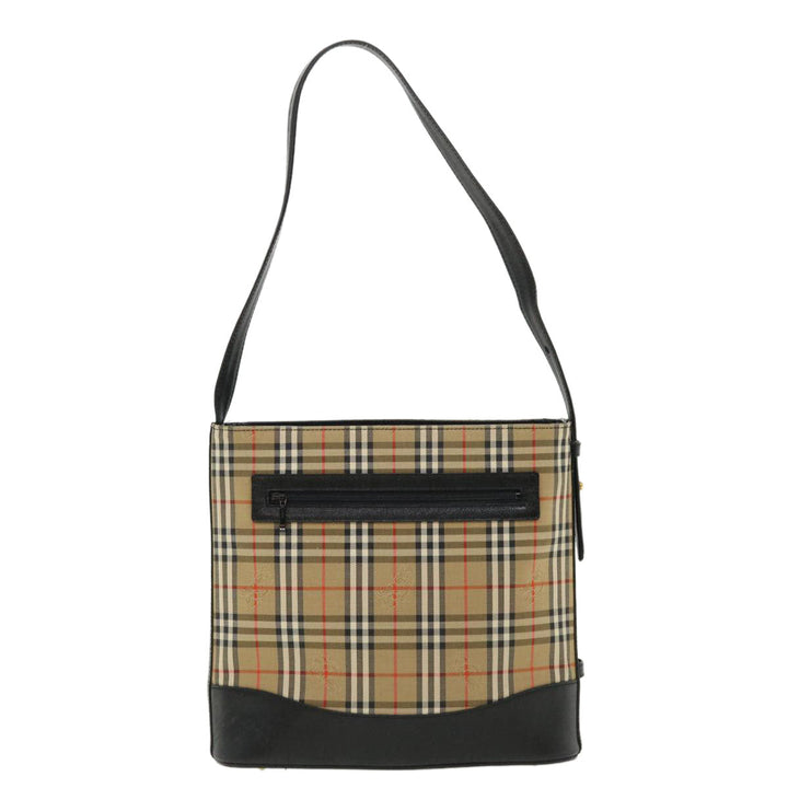 Burberry Nova Check Shoulder Bag Beige Auth am3155
