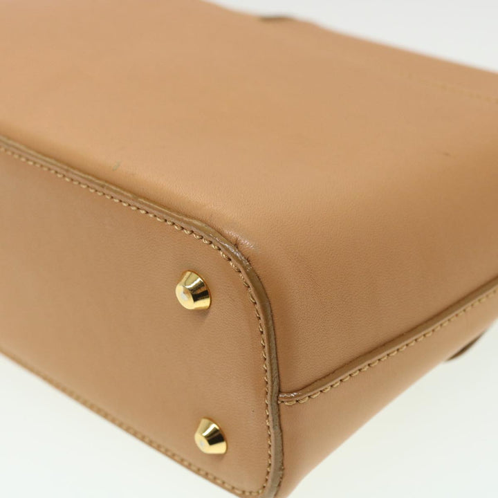Top Quality Burberry Shoulder Bag Leather Orange Auth am3721
