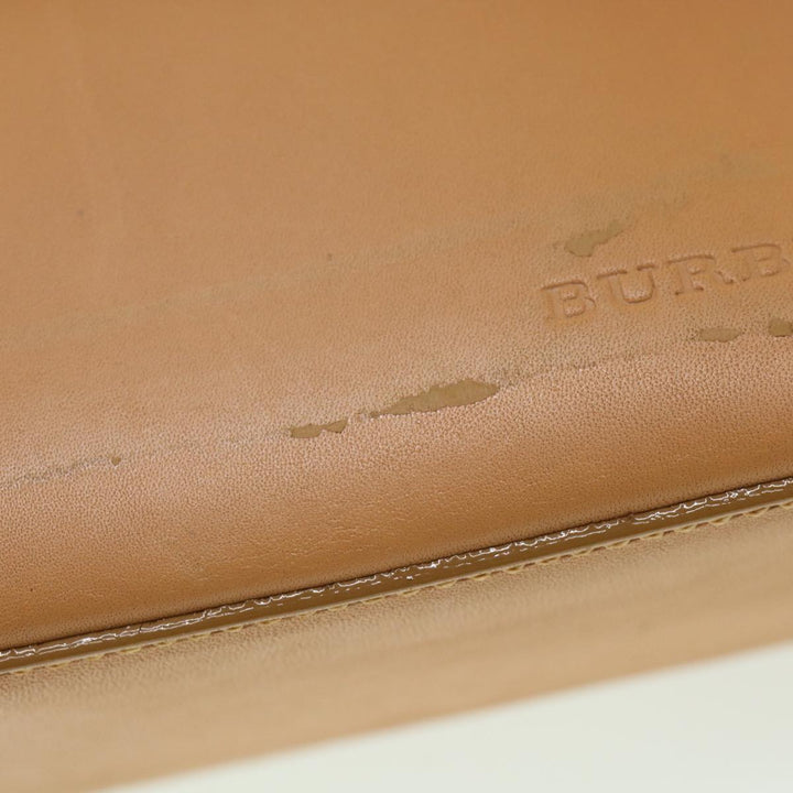 Top Quality Burberry Shoulder Bag Leather Orange Auth am3721