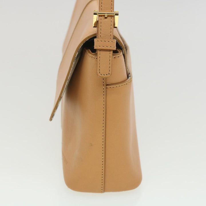 Top Quality Burberry Shoulder Bag Leather Orange Auth am3721
