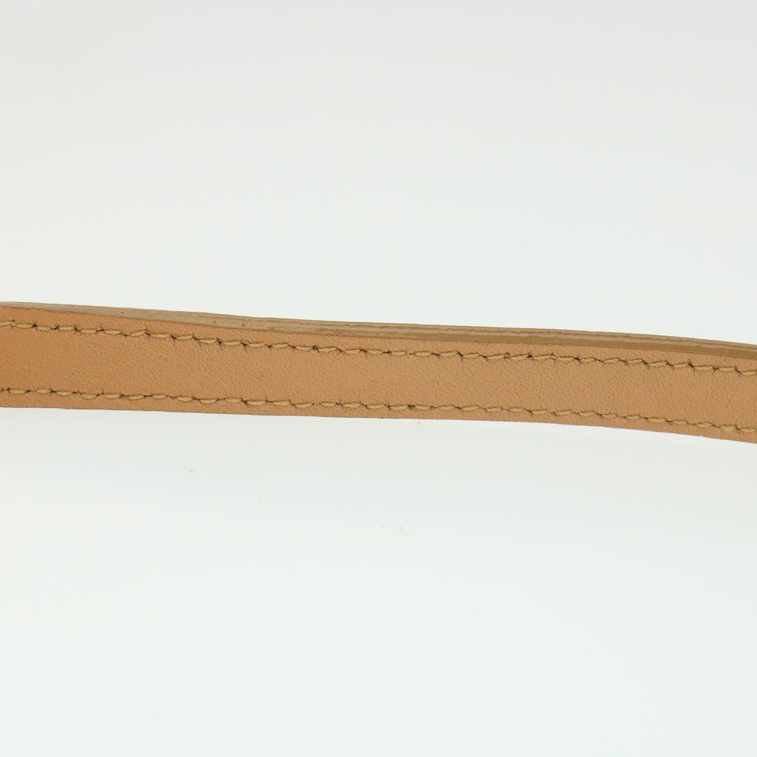 Burberry Shoulder Bag Leather Orange Auth am3721