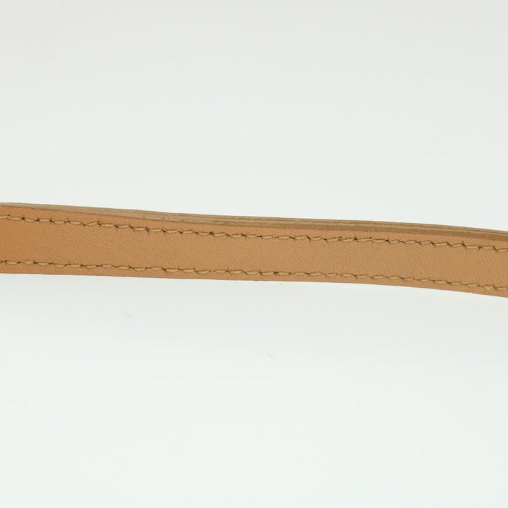 Burberry Shoulder Bag Leather Orange Auth am3721
