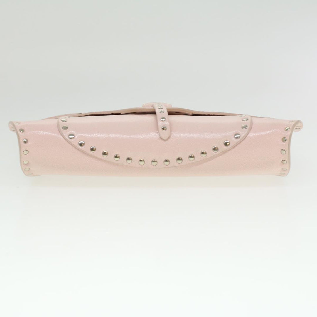 Celine Studs Shoulder Bag Leather Pink CE00/23  am3799