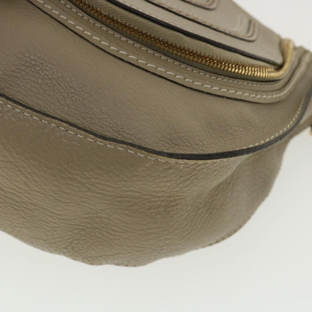 Chloe Shoulder Bag Leather Gray am3860