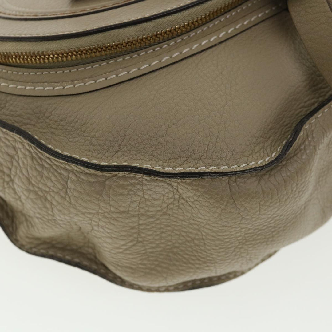 Chloe Shoulder Bag Leather Gray am3860