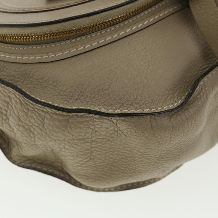 Chloe Shoulder Bag Leather Gray am3860