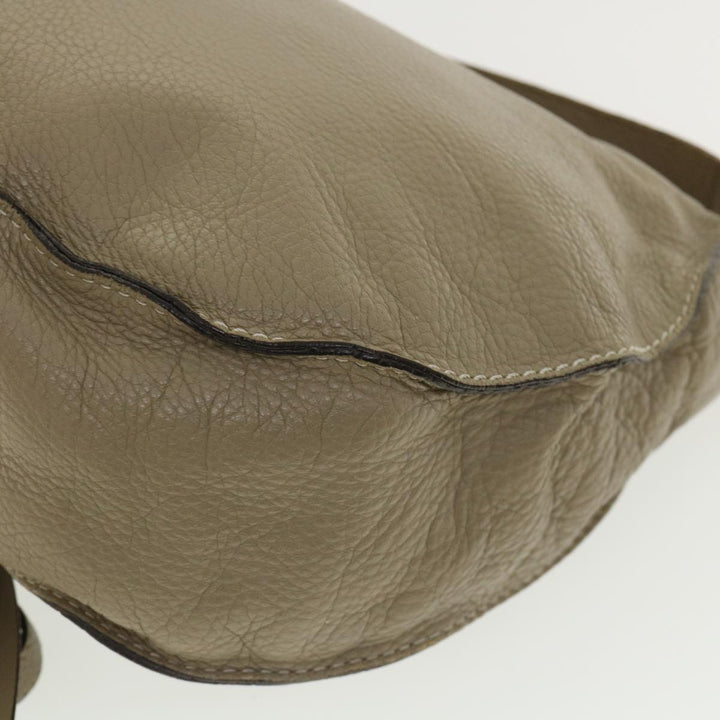 Chloe Shoulder Bag Leather Gray am3860