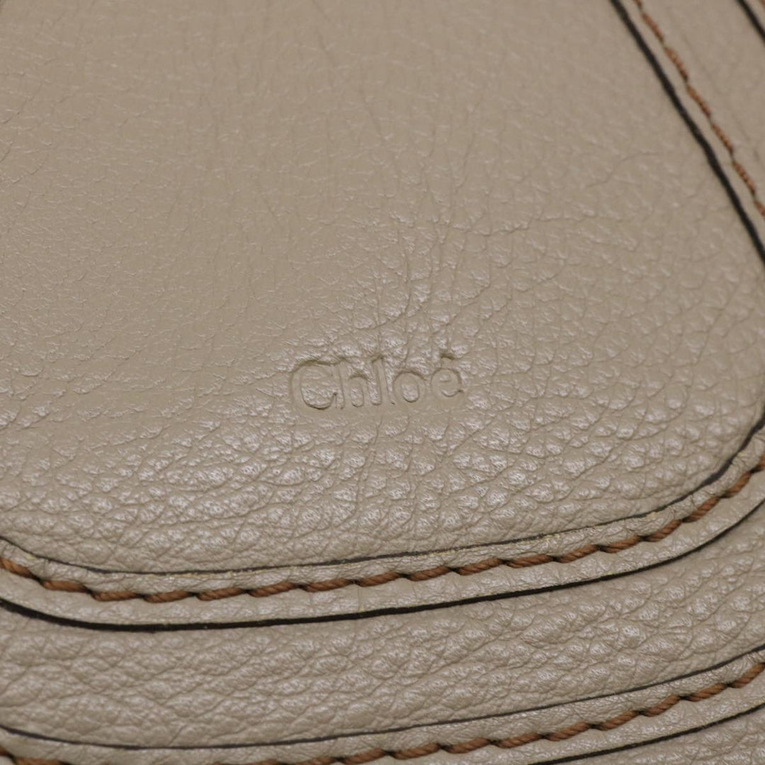 Chloe Shoulder Bag Leather Gray am3860