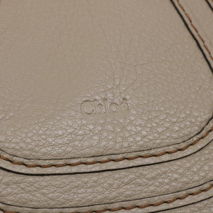Chloe Shoulder Bag Leather Gray am3860