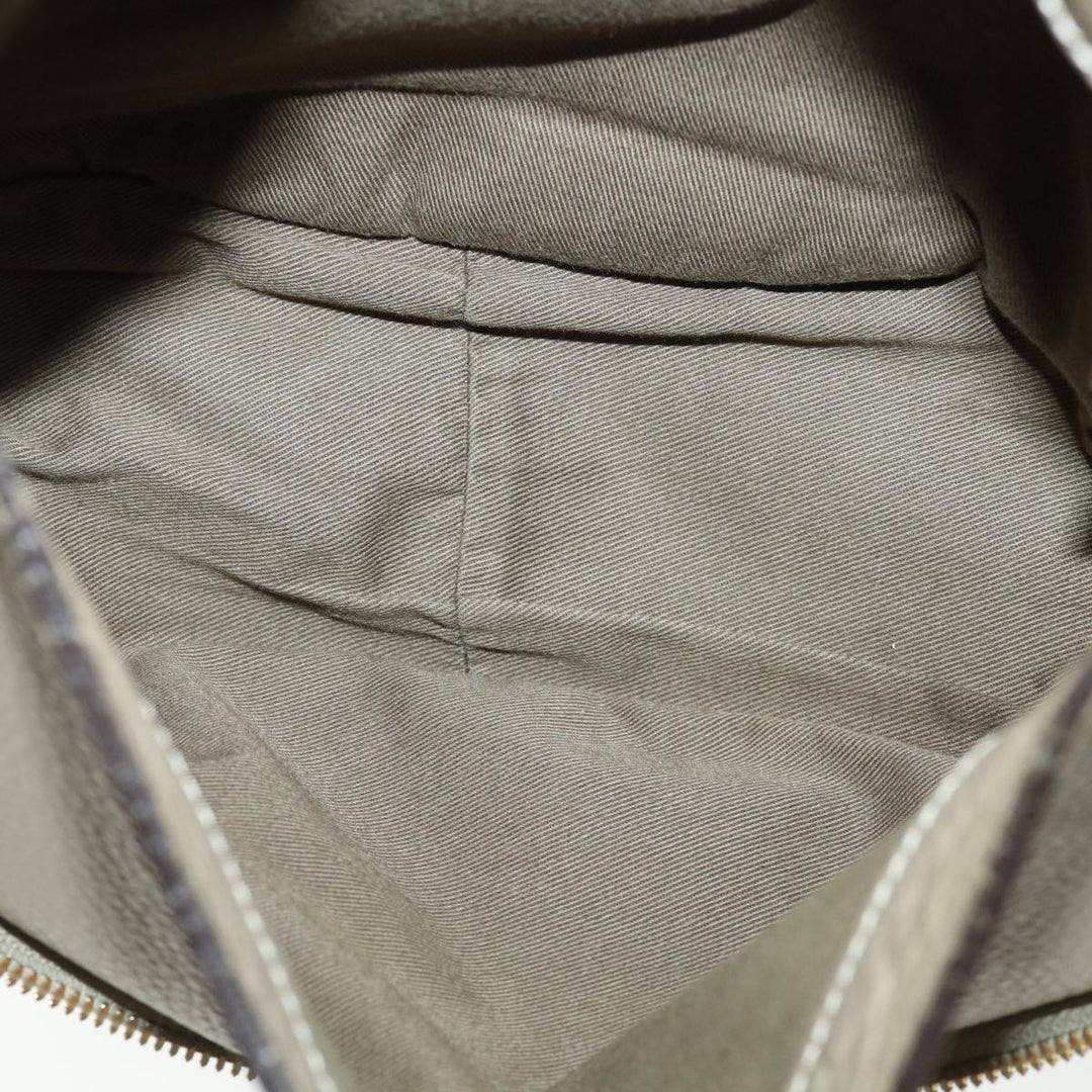 Chloe Shoulder Bag Leather Gray am3860