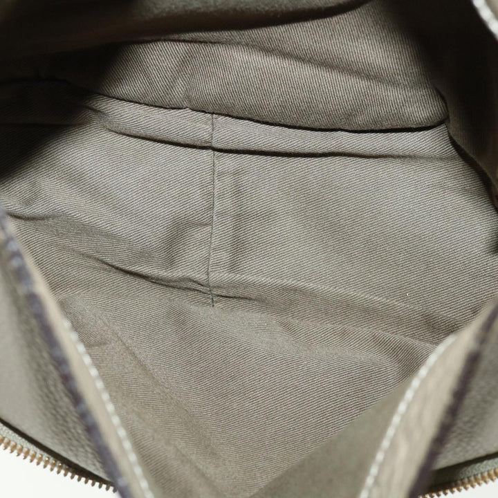 Chloe Shoulder Bag Leather Gray am3860