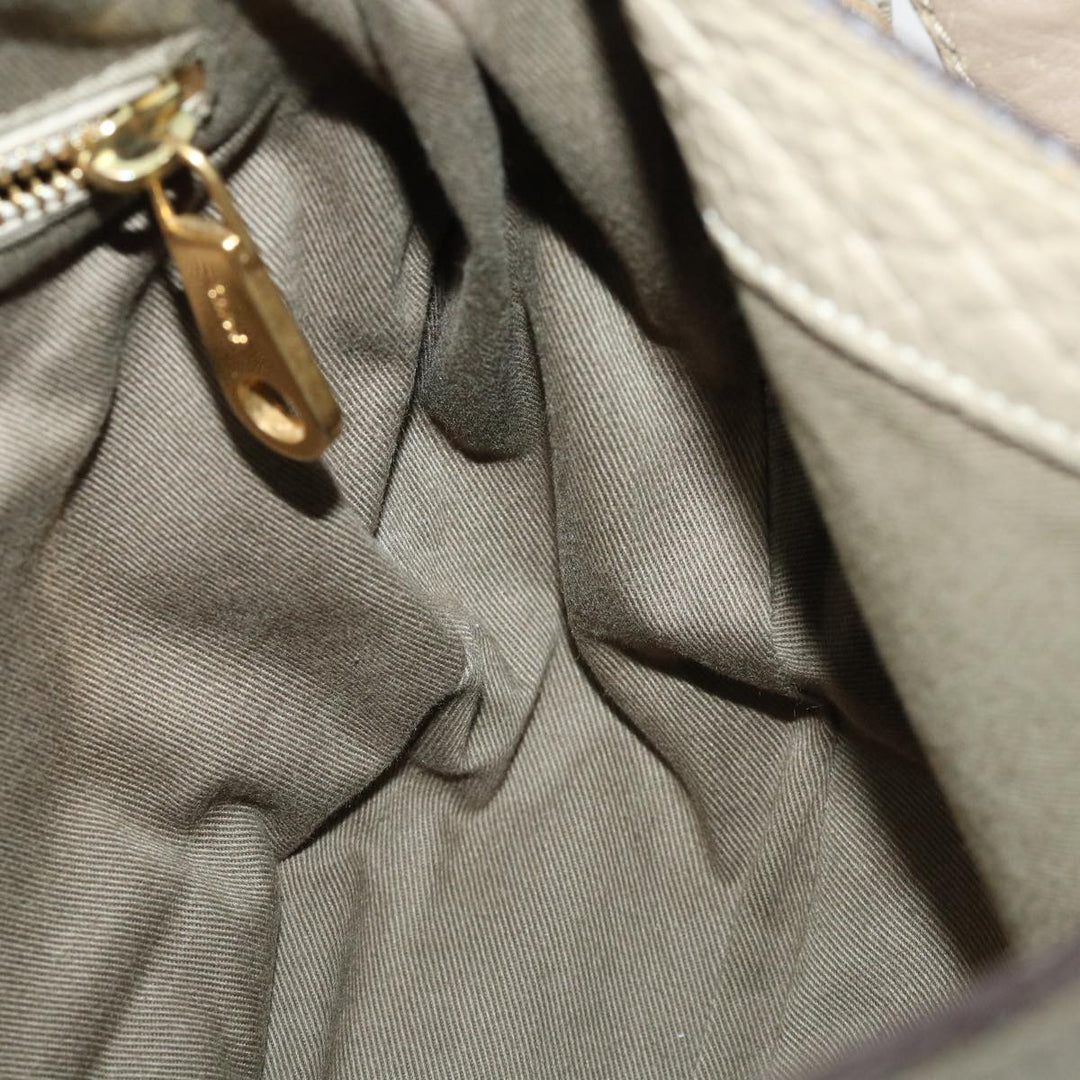 Chloe Shoulder Bag Leather Gray am3860