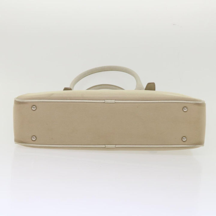 Burberry Nova Check Shoulder Bag Nylon Leather Beige Auth am4592