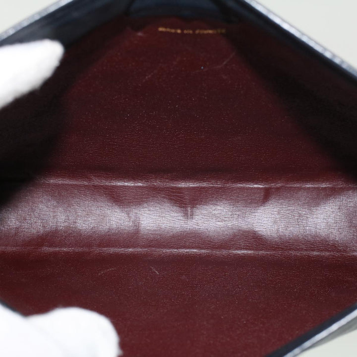 Top Quality Chanel Clutch Bag Lamb Skin Black CC Auth am4611