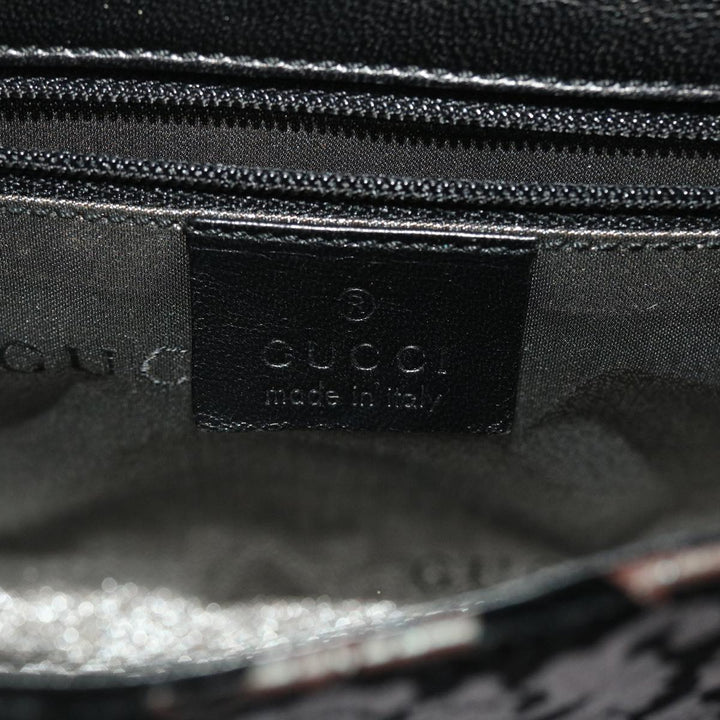 GUCCI Chain Shoulder Bag Velor Black 0013829  am4747