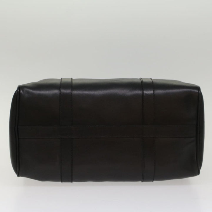 Top Quality Balenciaga Boston Bag Vintage Leather Black Auth am4980