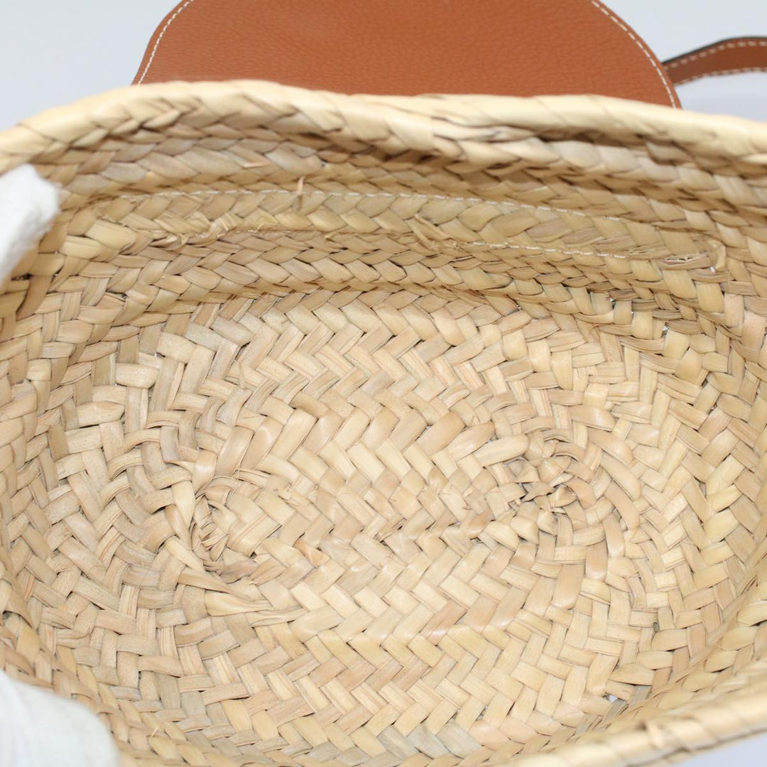 Chloe MARCIE Small Basket Shoulder Bag Raffia Beige am5022