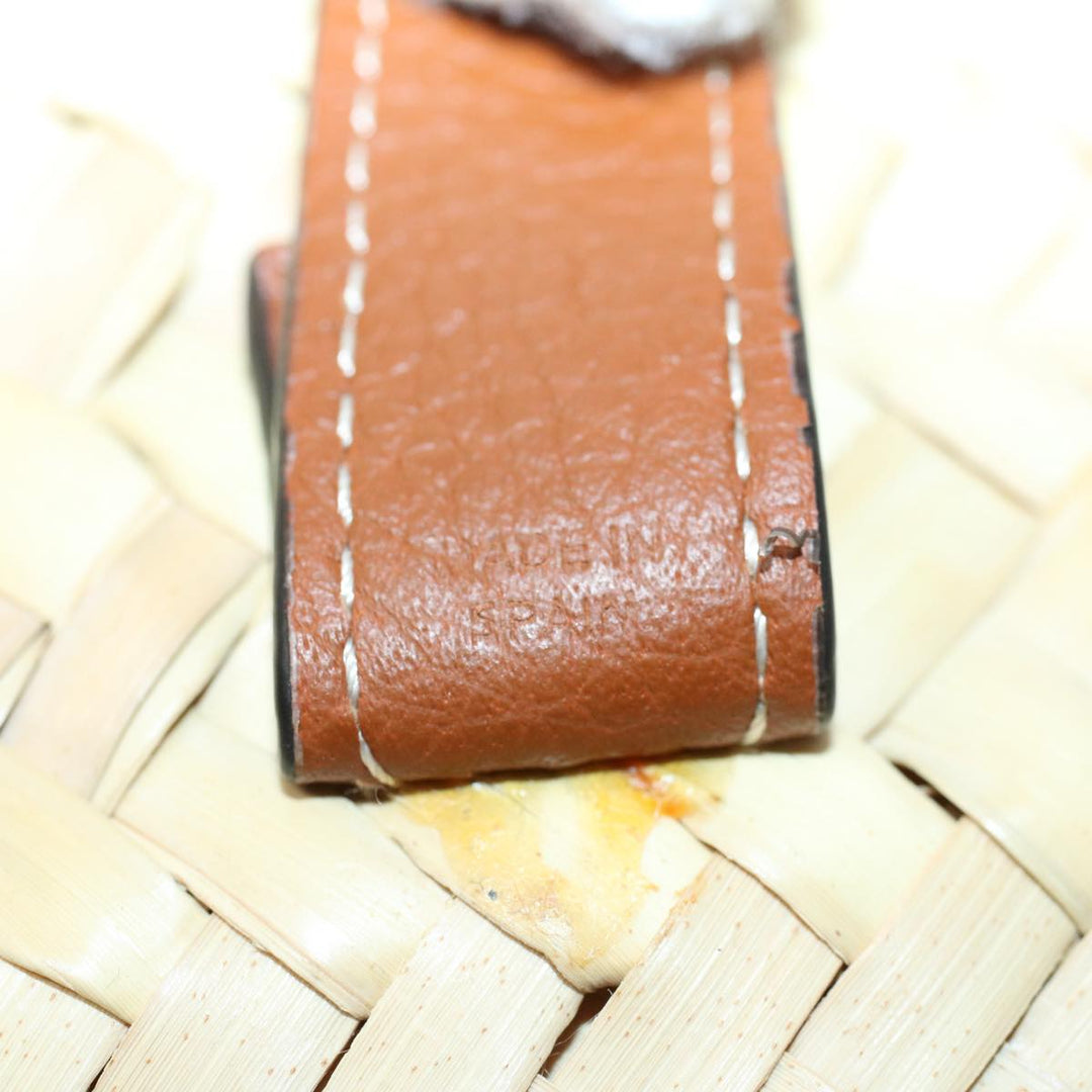Chloe MARCIE Small Basket Shoulder Bag Raffia Beige am5022