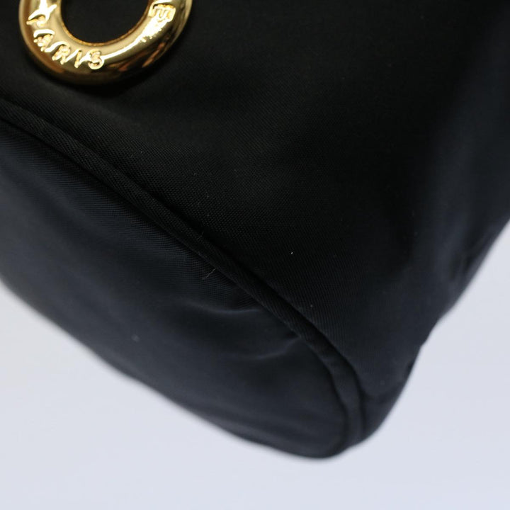 Celine Circle Pouch Nylon Black  am5193