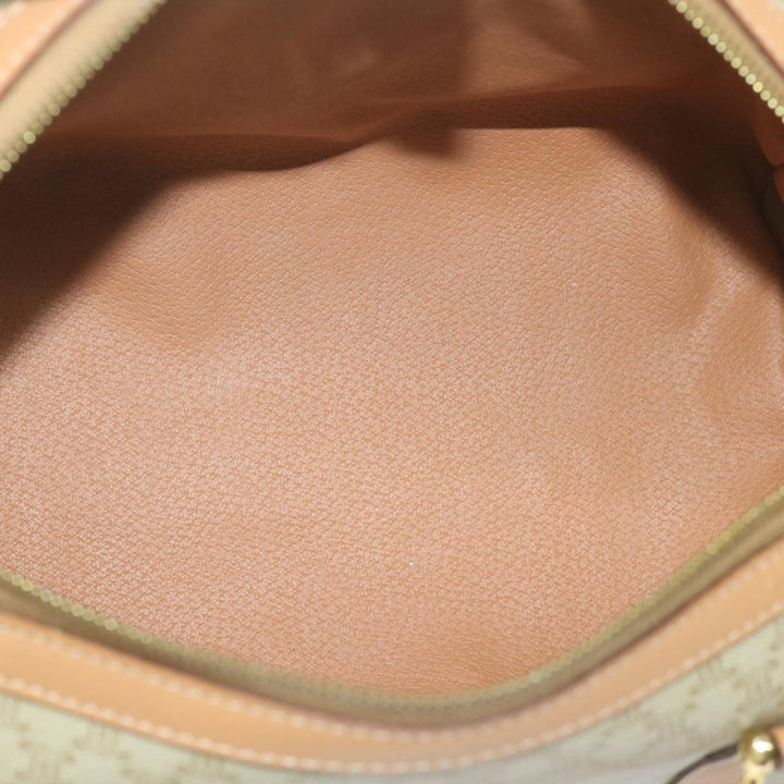 Celine Macadam Canvas Boston Bag Beige  am5215