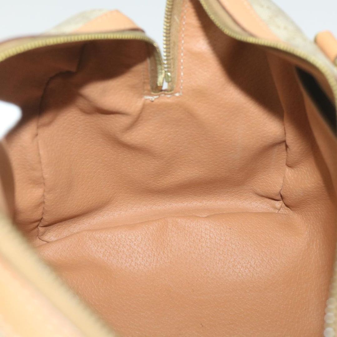 Celine Macadam Canvas Boston Bag Beige  am5215