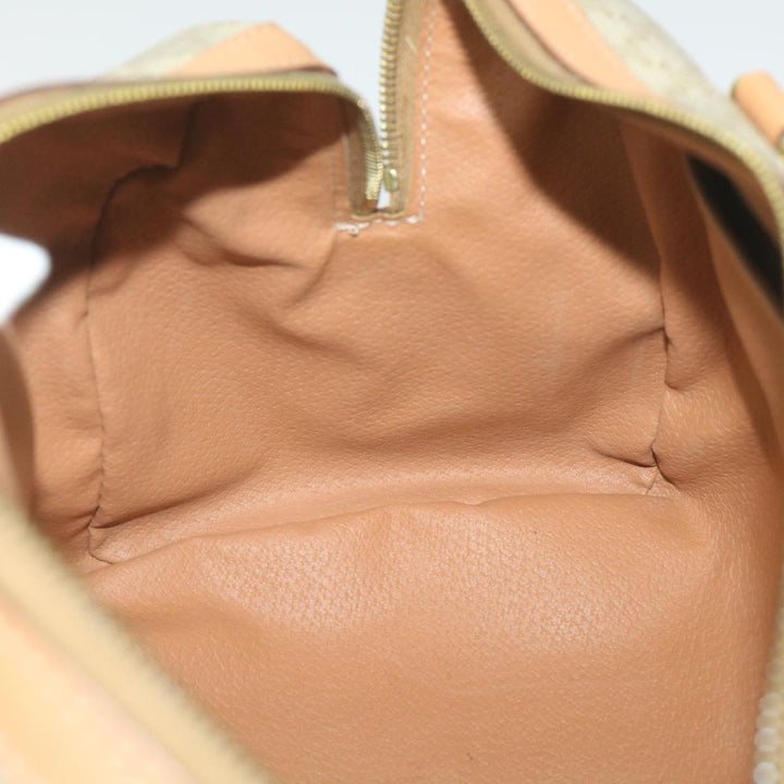 Celine Macadam Canvas Boston Bag Beige  am5215