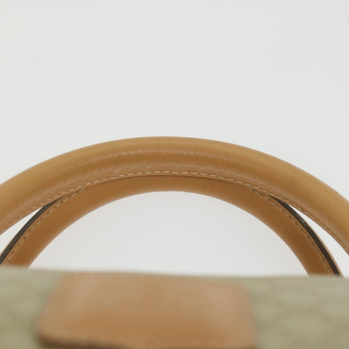 Celine Macadam Canvas Boston Bag Beige  am5215